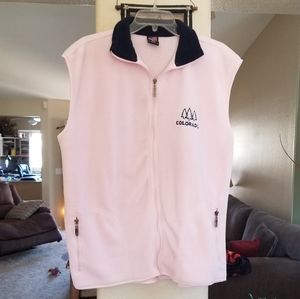 Pink vest jacket